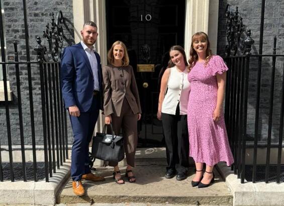 Trust staff attend public sector reception at 10 Downing Street